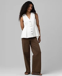 Blank Nyc Women's V-Neck Sleeveless Top