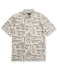 Quiksilver Waterman Men's Short-Sleeve East Cape Shirt