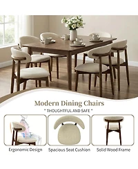 Streamdale Furniture Fabric Dining Chairs