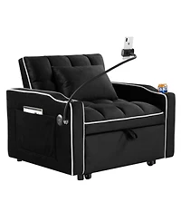 Streamdale Furniture Versatile Foldable Sofa Bed, 3 Lengths