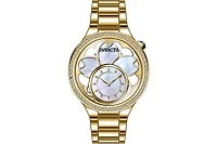 Invicta Women's 46754 Wildflower Quartz PC10 Mother of Pearl, Metal Dial Watch