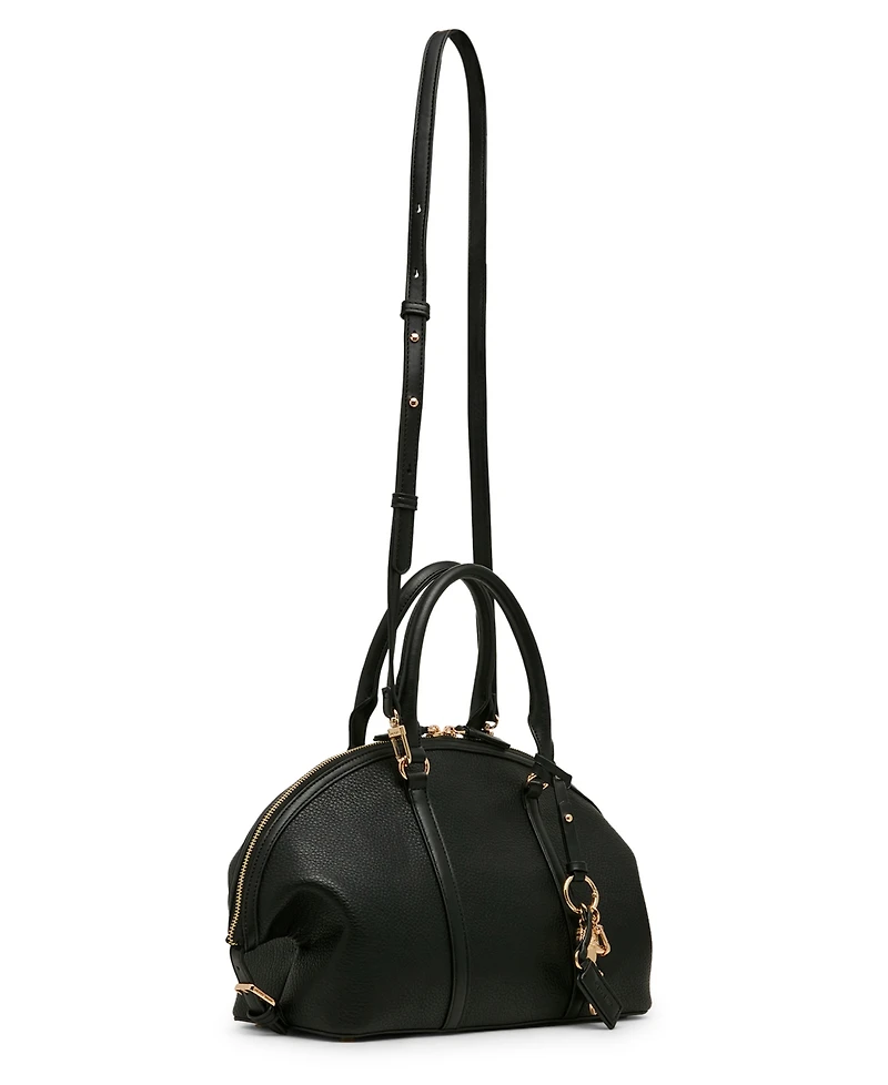 Anne Klein Medium Bowler Charms Satchel Handbag