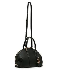 Anne Klein Medium Bowler Charms Satchel Handbag