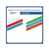 Brother P-Touch TZEB31CS 0.47 in. x 26.2 ft. TZe Laminated Removable Label Tapes