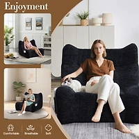 Streamdale Furniture Oversized Bean Bag Chair with Armrests - Comfy Lounge Sofa