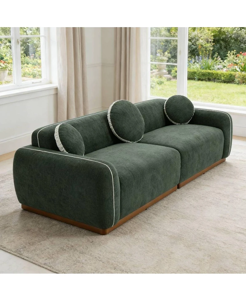 Streamdale FurnitureModern Seater Sofa Ideal for Apartment Lounging and Friend Gatherings
