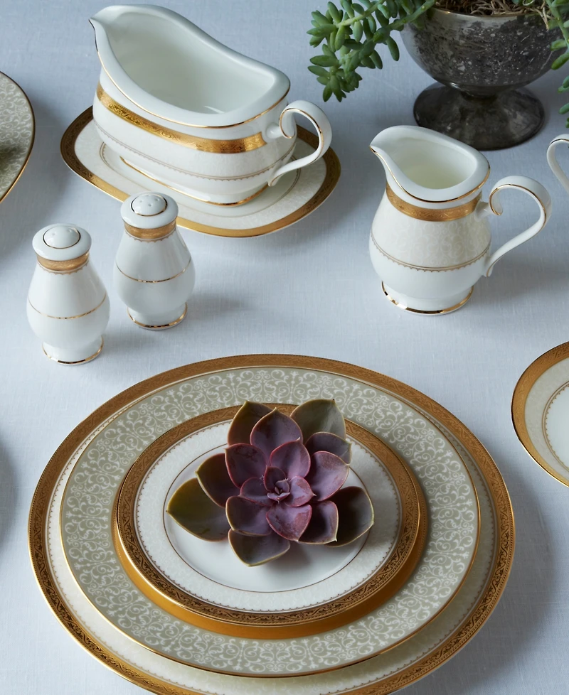 Noritake Odessa Gold Sugar Creamer Set