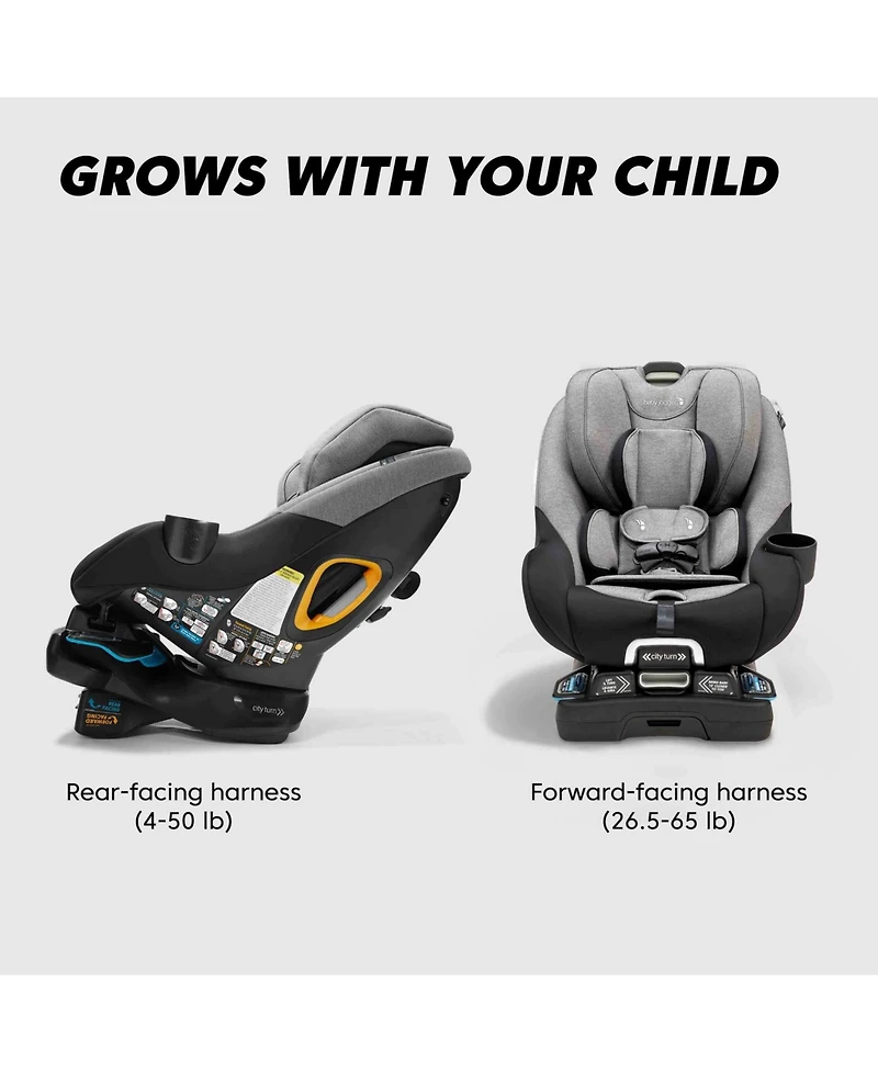 Baby Jogger and Toddler City Turn Rotating Convertible Car Seat