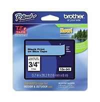 Brother P-Touch TZE541 0.7 in. x 26.2 ft. TZe Standard Adhesive Laminated Labeling Tape