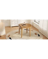Streamdale Furniture Extendable Round Dining Table for Small Spaces