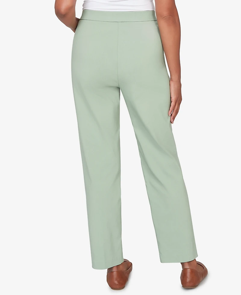Alfred Dunner Women's St. Augustine Tailored Stretch Comfort Waistband Pants