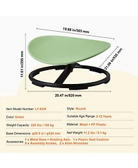 Mecale Kids Swivel Sensory Chair with Non-Slip Base, 220 lb Capacity