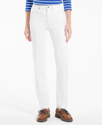 Lands' End Women's High Rise Straight Leg Jeans