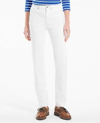 Lands' End Women's High Rise Straight Leg Jeans