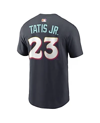 Nike Men's Fernando Tatis Jr. Black San Diego Padres 2026 City Connect Name & Number T-Shirt