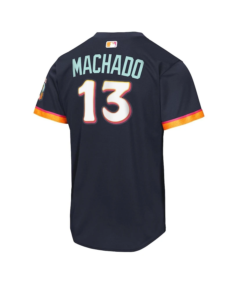 Nike Big Boys and Girls Manny Machado Black San Diego Padres 2026 City Connect Stadium Jersey