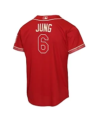 Nike Big Boys and Girls Josh Jung Red Texas Rangers 2026 City Connect Stadium Jersey
