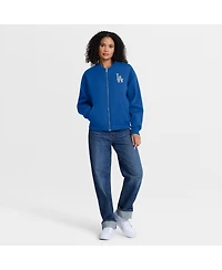 Fanatics Women's Royal Los Angeles Dodgers Oversized Rage Against Full-Zip Jacket