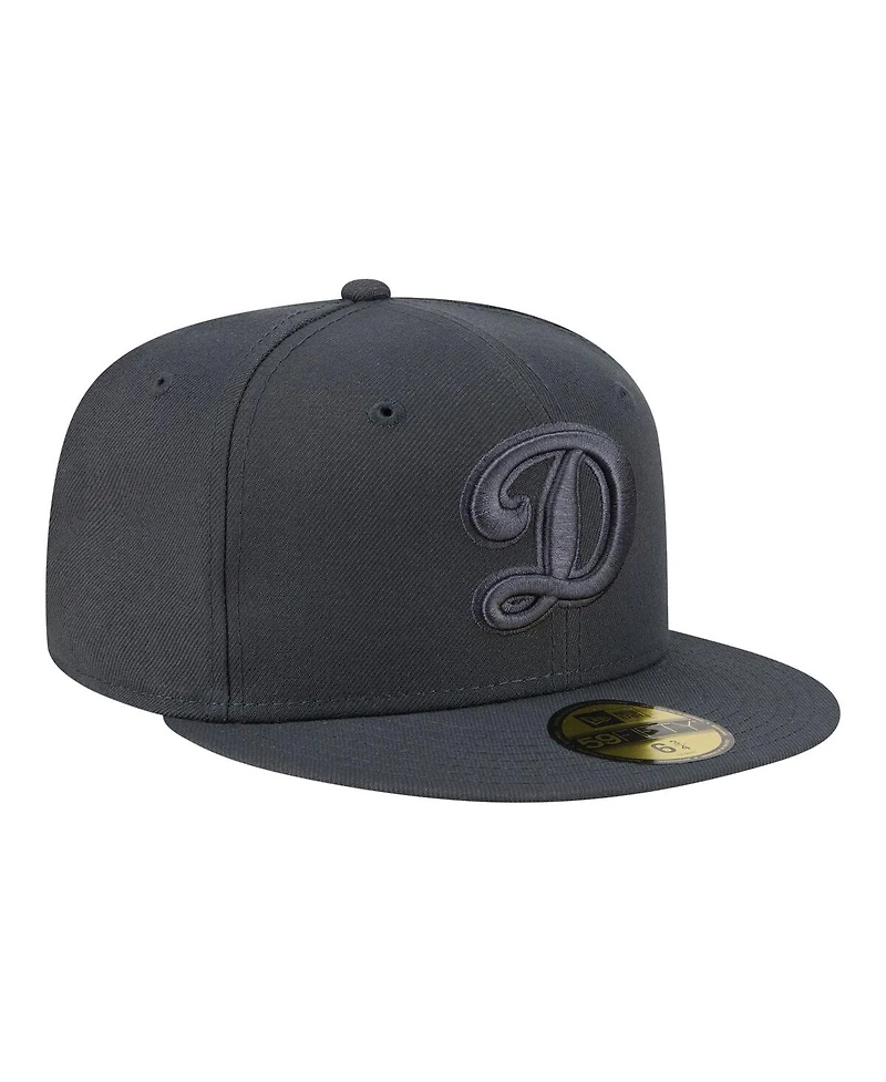 New Era Men's Charcoal Los Angeles Dodgers Color Pack 59FIFTY Fitted Hat