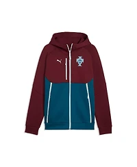 Puma Men's Maroon Portugal National Team Tech Full-Zip Hoodie