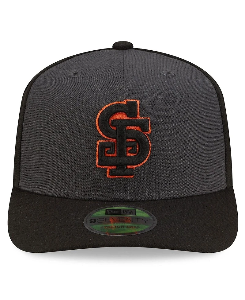 New Era Men's Gray/Black San Francisco Giants Player Replica Alternate 9SEVENTY Adjustable Hat