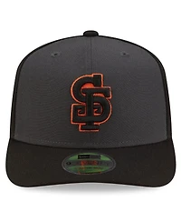 New Era Men's Gray/Black San Francisco Giants Player Replica Alternate 9SEVENTY Adjustable Hat