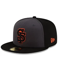 New Era Men's Gray/Black San Francisco Giants Authentic Collection Alternate 59FIFTY Fitted Hat