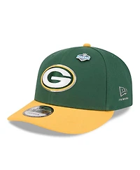 New Era Men's Green/Gold Green Bay Packers 2026 Nfl Draft On Stage Pre-Curved 9FIFTY Snapback Hat