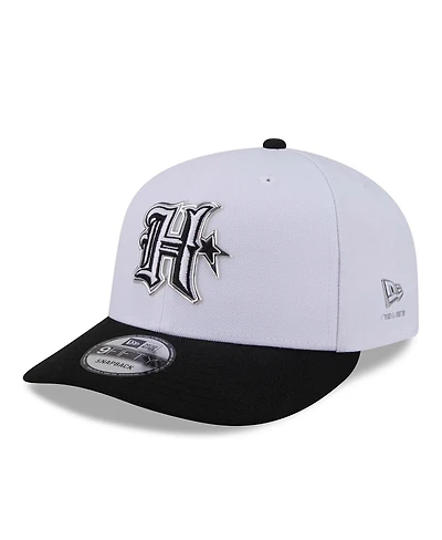 New Era Men's White/Black Houston Texans 2026 Nfl Draft Pre-Curved 9FIFTY Snapback Hat