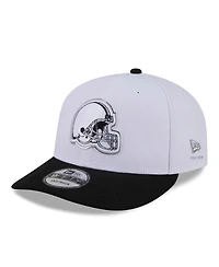 New Era Men's White/Black Cleveland Browns 2026 Nfl Draft Pre-Curved 9FIFTY Snapback Hat