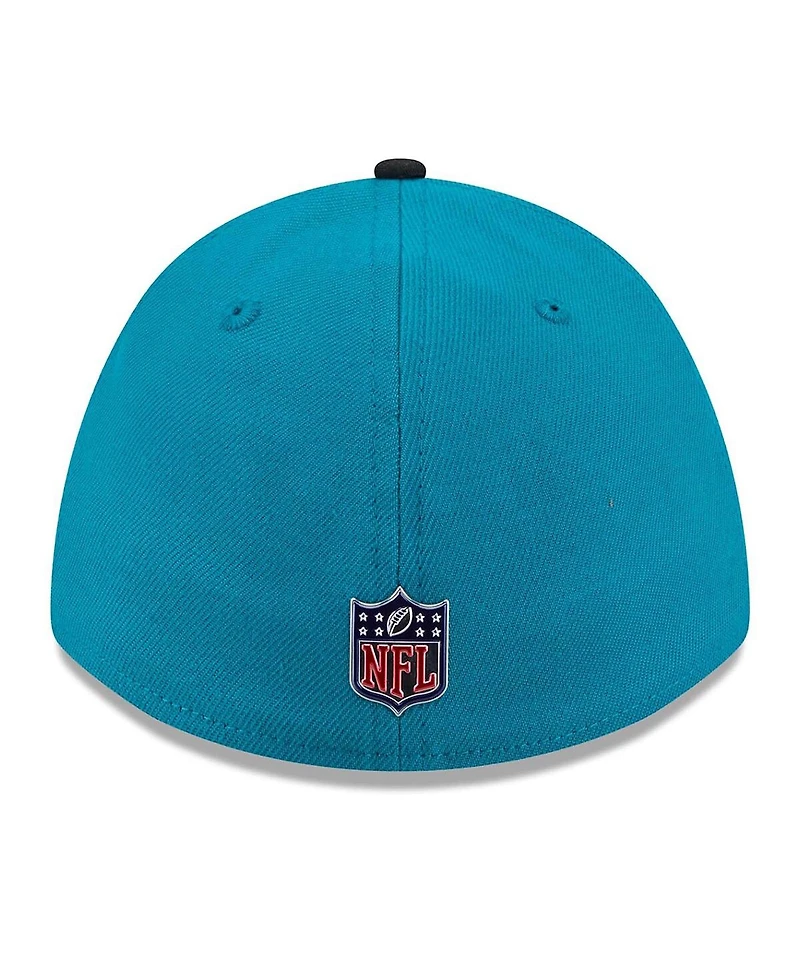 New Era Men's Teal/Black Jacksonville Jaguars 2026 Nfl Draft 39THIRTY M-crown Flex Hat