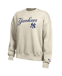 Champion Women's Oatmeal New York Yankees All-Star Sweatshirt