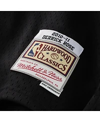 Mitchell Ness Big Boys and Girls Derrick Rose Black Chicago Bulls 2010/11 Hardwood Classics Swingman Jersey