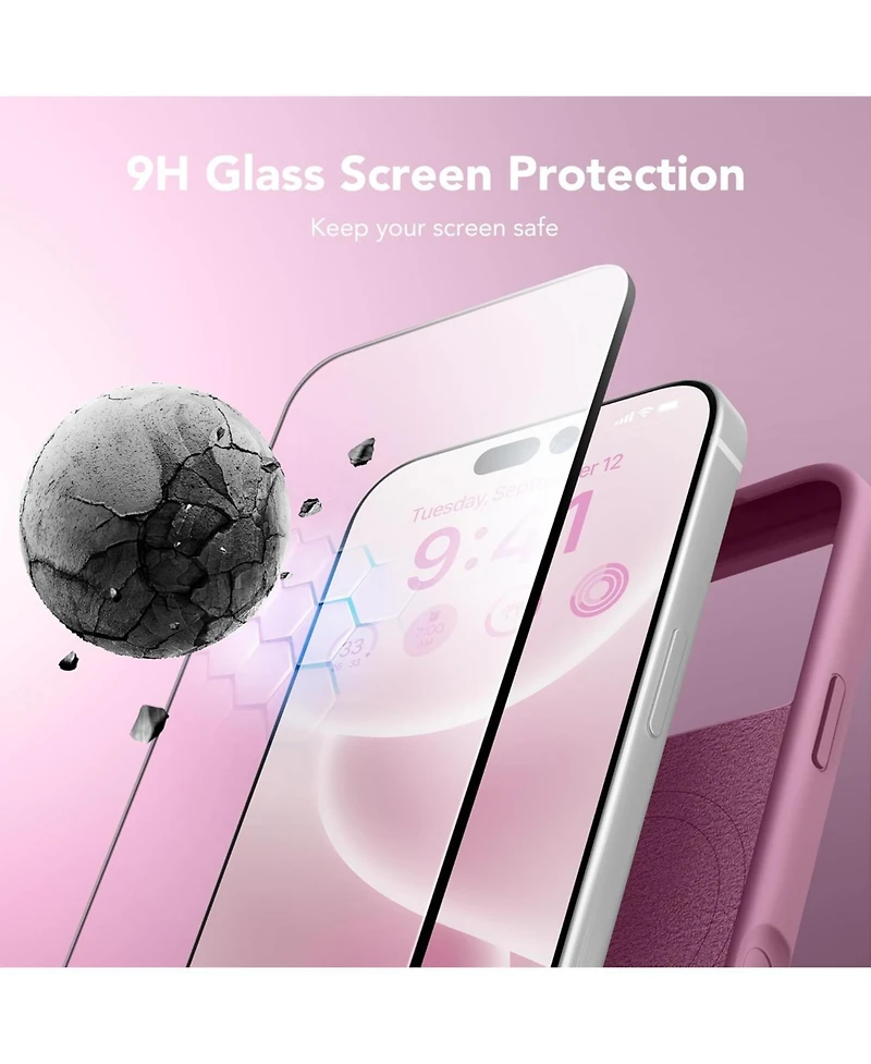 Gonez Magnetic for iPhone 17 Pro Max Case, Compatible with MagSafe, Liquid Silicone Anti-Scratch Shockproof Protective Phone Case