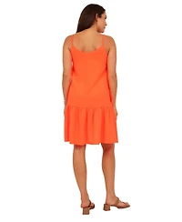 24seven Comfort Apparel Women's Scoop Neck Dress