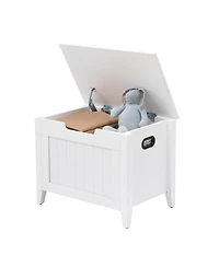 gaomon Wooden Flip-Top Storage Bench