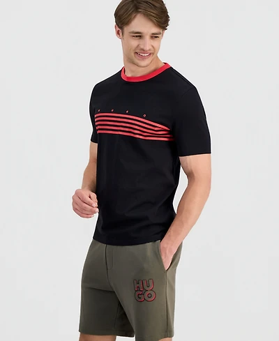 Hugo by Boss Men's Dempsy Striped T-Shirt