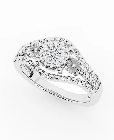 Diamond Ring (1/4 ct. t.w.) in Sterling Silver