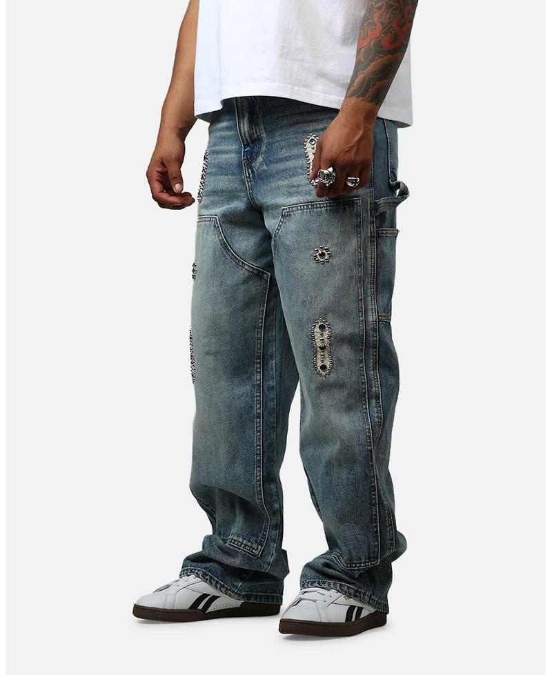 mnml Men's Ultra Baggy Western Jewel Jeans