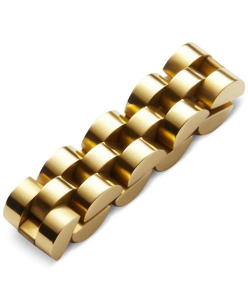 Ana Luisa 14k Gold Stainless Steel Parker Statement Ring