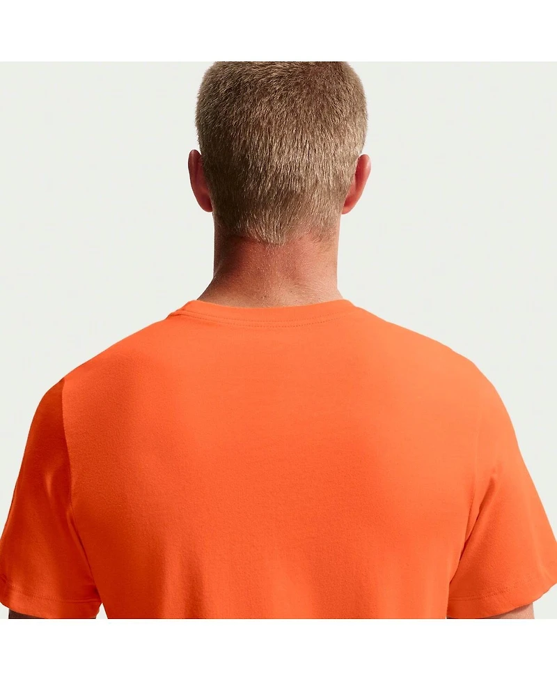 Nike Men's Orange Netherlands National Team Crest T-Shirt