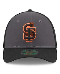 New Era Men's Gray/Black San Francisco Giants Player Replica Alternate 39THIRTY Flex Hat