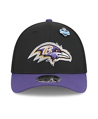 New Era Men's Black/Purple Baltimore Ravens 2026 Nfl Draft 39THIRTY M-Crown Flex Hat