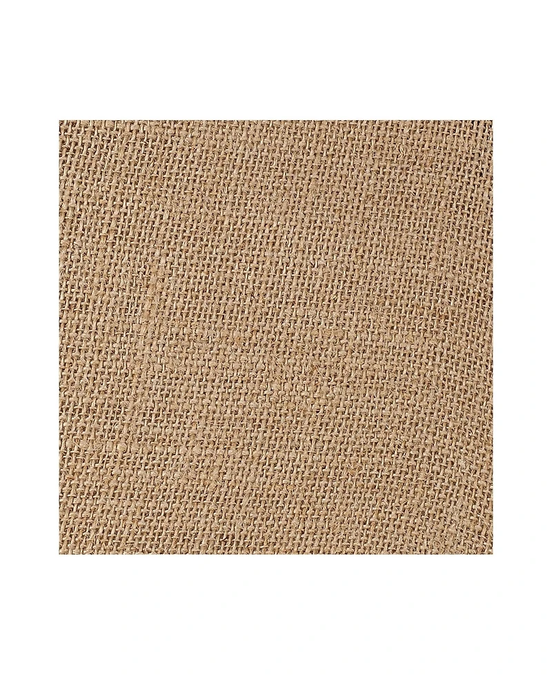 Springcrest Set of 2 Square Lamp Shades Burlap Small 5.25" Top x 10" Bottom x 9" High Spider with Harp and Finial Fitting