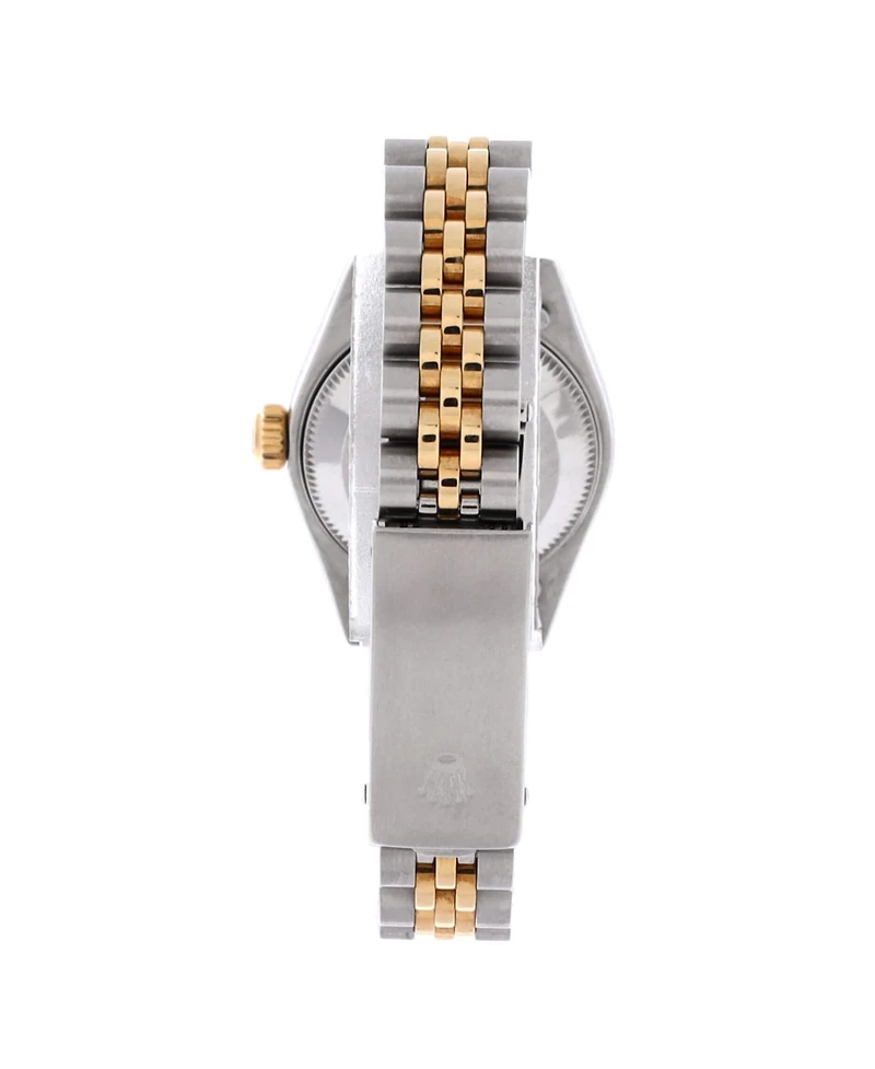 Pre-Owned Rolex Oyster Perpetual Datejust Automatic Watch in Stainless Steel and Gold with Diamond Markers 26mm