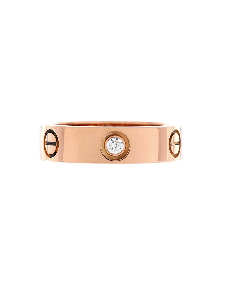 Pre-Owned Cartier Love 3 Diamonds Band Ring