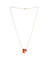 Pre-Owned Van Cleef & Arpels Lucky Spring Open Wings Ladybug Pendant Necklace
