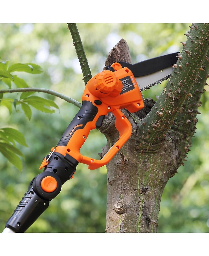Sugift 2-in-1 Cordless Pole Saw and Mini Chainsaw, 20V, 5" Cutting Capacity for Branches