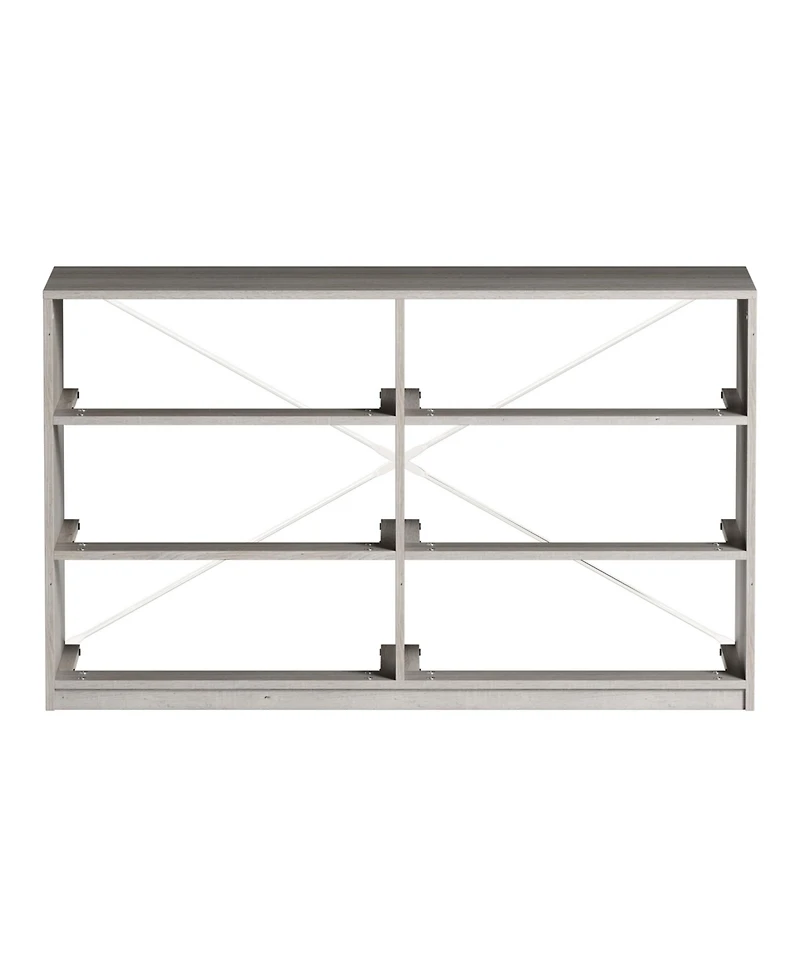 Flynama 5 Drawer Rustic Gray Dresser Easy Clean Cabinet for Home Office Home Furniture With Spacious Drawers Easy Assembly Durab