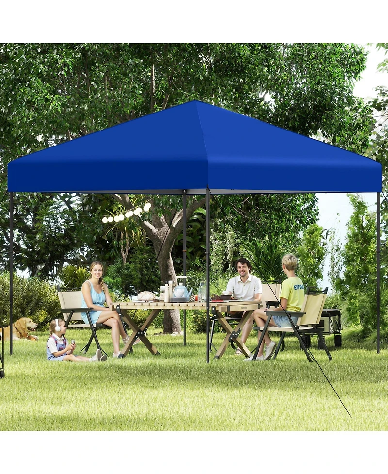 Sugift 10 x 10 ft Pop Up Canopy Tent with Carrying Bag and Stakes